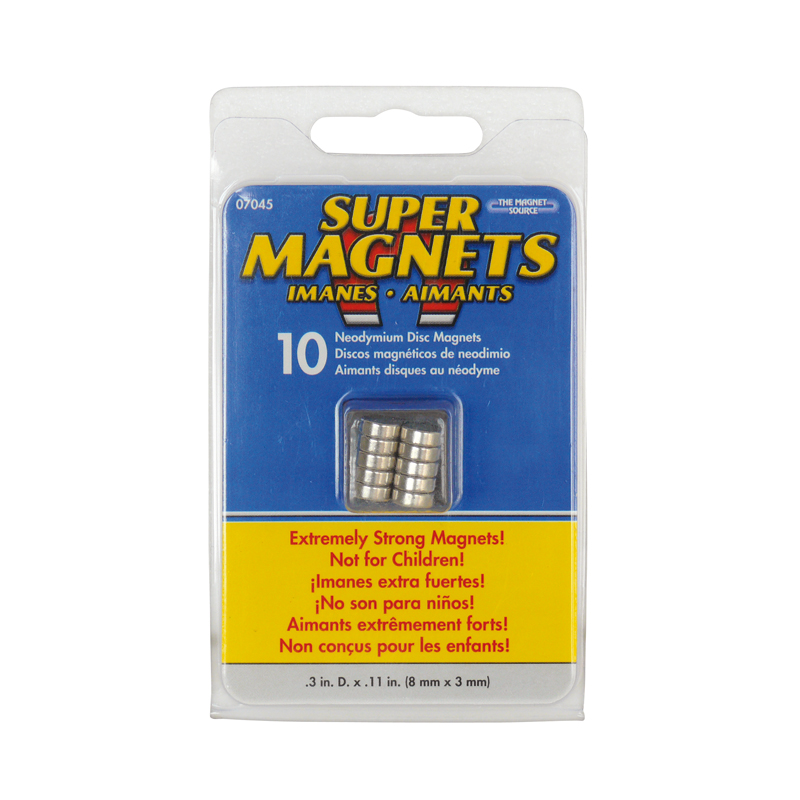 Neodym Magnet 10 Stück 8 x 3 mm